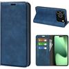Fertuo Cover a Libro con Porta Carte per iPhone 17 Pro, Blu