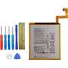 Vvsialeek Batteria L19D1P32 per Lenovo Tab M10 Plus TB-X606F TB-X606X 10.3 con toolkit