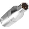 QIANRENON 3Pin XLR a Mini XLR Convertitore Adattatore Maschio, per Fotocamera Camcorder