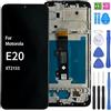 iYAiYO Schermo LCD Display Digitalizzatore Touch Screen Ricambio Compatibile con Motorola E20 XT2155 Schermo Completo con Cornice-Nero
