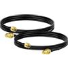 Bingfu Cavo Prolunga Antenna WiFi RP-SMA Maschio a Femmina RG174 1 m, 2pcs