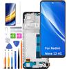 HLYGZX Display Schermo per Redmi Note 12 4G 23021RAAEG TFT con Cornice | con kit di riparazione，TFT LCD，HD Display，Sostituire lo schermo,per Modello:23021RAA2Y 23027RAD4I 23028RA60L