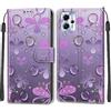 SIENIANLINE Cover per Motorola Moto G13 / G23 / G53 custodia portafoglio Gocciolina | Chiusura magnetica, Scomparti carte, Funzione supporto, Pelle PU flip cover per Moto G13 / G53