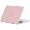 EooCoo Custodia per MacBook Air 15 Pollici M5 M4 M3 M2 Rosa Opaco | Sottile e Leggera Cover per MacBook Air 15 Rigida 2023-2026, Mostra Colore Originale, Policarbonato, Facile da Montare