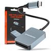 DriverGenius ProRead V9 | Lettore di Schede USB-C UHS-II/SD4.0-Soluzione ad Alta Velocità per Schede SD/SDXC V90/V60 per Fotocamere Reflex e Mirrorless-PC/Mac/Linux/Android (Metallo, U3CR01-III)
