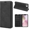 Fertuo Cover a Libro con Porta Carte per iPhone 17e, Nero