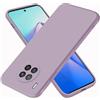 EASSGU Custodia per HUAWEI Nova 8i / HONOR 50 Lite (6.67 Inches), Cover Morbida in Silicone TPU - Erba Viola