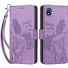 SIENIANLINE Cover per Xiaomi Redmi 7a PU Pelle Custodia Flip Viola