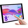 Waveshare Display LCD touch capacitivo da 8 pollici per Raspberry Pi,1280 × 800, pannello di visualizzazione IPS, interfaccia DSI, tocco a 10 punti, a colori, con ampio angolo di visione di 178 °
