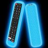 Hydream Custodia in Silicone Compatibile con Hisense Telecomando EN2BI27H EN2X27HS EN2A27 Telecomando Sostituito Guscio Protettiva Cover Cassa Copertura per Hisense Originale Smart TV Remote(Blu Fluorescente)