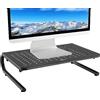 WALI pporto per monitor per computer, laptop, stampante, notebook e tutti i display a schermo piatto, con piattaforma in metallo ventilato e altezza inferiore di 10,2 cm. Nero Cruz V2 Fresh Foam 1 Pack