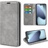 Fertuo Cover a Libro con Porta Carte per Redmi Note 15 Pro 5G, Grigio