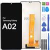 iYAiYO Schermo LCD Display Digitalizzatore Touch Screen Ricambio Compatibile con Samsung A02 SM-A022F, SM-A022F/DS, SM-A022M, SM-A022M/DS, SM-A022G, SM-A022G/DS Schermo Completo con Strumenti-Nero