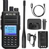 Retevis RT3S Radio DMR, Ricetrasmittenti con GPS e APRS, Supporta il Firmware OpenGD77, Compatibile con MOTOTRBO Tier Ⅰ & Ⅱ, Radioamatori Digitale/Analogica, TDMA, 3000 Canali (1 Pezzo, Nero)