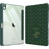 FINTIE Custodia per iPad Air 11 Pollici M3/M2 (2025/2024), iPad Air 5a/4a Gen 10,9 (2022/2020) con Portapenne - Sottile Leggero Trasparente Cover Posteriore con Bordo in TPU Morbido, Funghi
