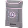 Baagl Custodia per computer portatile da 15 pollici, per bambini e adolescenti, leggera e protettiva, per zaino della scuola e uso quotidiano, 26 x 36 cm, colore: grigio Kuromi