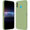RankOne Custodia per HUAWEI P30 Lite (6.15 Inches) Cover Morbida in Silicone TPU - Verde Matcha