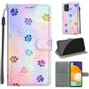 KENHONER Custodia per Samsung Galaxy A53 5G, impronta | Portafoglio Pelle PU, Magnetica, Resistente Agli Urti, Scomparto Carte Credito, Pieghevole, Flip Libro, Motivo
