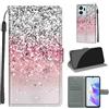 SIENIANLINE Cover per Honor X7A custodia portafoglio Gradiente argento | Chiusura magnetica, Scomparti carte, Funzione supporto, Pelle PU flip cover per Honor X7a