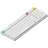 nuphy Air100 V3 - Tastiera meccanica wireless sostituibile a caldo, 99 tasti, layout al 100%, a basso profilo, con manopola multifunzionale, montaggio a guarnizione, retroilluminazione RGB