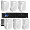 Power Dynamics KIT AUDIO FILODIFFUSIONE BLUETOOTH+TELECOMANDO+ 6 CASSE PER ESTERNI IMPERMEABILI