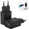 LYMISPIYA Confezione da 2 alimentatori da 5 V 2 A, spina caricabatterie da 10 W, compatibile con tablet iPhone e Samsung, alimentazione da 5 V per power bank, cuffie Bluetooth, smartband, nero