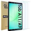 Bigqin 3 Pezzi Pellicola Protettiva Compatibile con Samsung Galaxy Tab A11 2025 8.7/A9 2023 8.7, Ultra HD Vetro Temperato Film Tab A9 SM-X110/X115, Pellicola Schermo Protezione Scratch Resistente