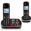 SWISSVOICE Xtra 2355 Duo cordless seniors segreteria telefonica, Foto-Tasten, vivavoce, f