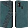 OKZone Cover per Samsung Galaxy M31S, Custodia in Pelle Samsung M31S, Antiurto Cover a Libro Galaxy M31S Magnetica Portafoglio Folio PU Pelle Flip Protettiva Caso con Wallet Case Cover (Verde)
