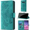 CaseGla Cover per Samsung Galaxy S10 Plus, Turchese | Blocco RFID, Portafoglio Pelle PU, Flip Libro, Porta Carte, Magnetica Libretto, Antiurto Protezione Completa