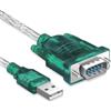 Zescyha Adattatore USB a RS232, Cavo USB 2.0 a Seriale DB9 Maschio 9 Pin con Chip CH340, Convertitore Dati Alta Velocità 12Mbps, Compatibile con Windows, Mac OS, Linux, Scanner, Modem, Stampanti e PDA, 1.8m