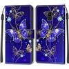 SIENIANLINE Cover per Samsung Galaxy J6 2018 PU Pelle Custodia Flip Blu