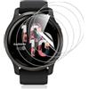 Vauki 4 Pezzi Pellicola Protettiva Compatibile con Garmin Venu 2, Morbido Trasparente HD TPU Proteggi Schermo Ultra Sottile Senza Bolle, Anti-Scratch, Touch Sensibile