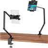 Cenawin Supporto per tablet da tavolo - Supporto per iPad da tavolo regolabile a 360°, a maniche lunghe, per tablet da 4,7 a 12,9
