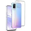REY Cover in Gel TPU Trasparente per Vivo V21 5G, Ultra Sottile 0,33 mm, Morbido Flessibile, Custodia Silicone