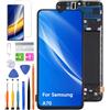 HLYGZX Display Schermo per Samsung A70 A705F A705FN A705GM TFT con Cornice