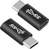 YANBORONSN Adattatore di Estensione USB C, Connettore Estensore USB C Maschio a Femmina da 10 Gbps, Supporta Trasferimento Dati e Ricarica, Compatibile con Tablet, Telefoni, Microfoni D/JI (2 Pezzi)