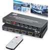 BolAAzul 4X2 HDMI Multi-Viewer Con Quad Screen e Loop Out - Switch Matrix 4 Porte 4K 30Hz