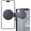 SKTU Supporto per cellulare per Audi A4 B9 2016-2025, MagSafe, magnetico girevole a 360°, per iPhone serie 12-17, per navigazione da 8,3 e 10,1, con custodia MagSafe, accessori Audi A4 B9