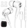 ASKUBSKU Cuffie USB C per Samsung A57 A37 S25 S26 Galaxy A56 A36 A55 A34 5G Pixel 10