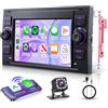 VECHTEL Autoradio per Ford Focus Fiesta C/S-Max Transit Galaxy Mondeo Connect Kuga, 7'' IPS Touch Screen Auto Radio co Carplay Android Auto senza Fili Bluetooth Radio FM/AM/RDS Telecamera Retromarcia