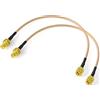 Bingfu Cavo Prolunga Antenna WiFi RP-SMA Maschio a Femmina RG316 30cm, 2pcs