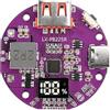 Sunmeit Modulo di Ricarica Rapida da 22,5 W, Scheda di Carica Power Bank, Mini Circuito Stampato da 5 A, Kit Scheda Madre DIY con Display Digitale