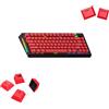 Glorious Gaming - Tasti GPBT Basics (Revive Red), 8 colori, sublimazione senza scolorimento, per tastiere meccaniche personalizzate 100%,75%,65%,60%, Layout QWERTY americano