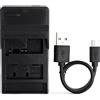 Norifon EN-EL9 USB Caricatore per Nikon D3000, D40, D40x, D5000, D60