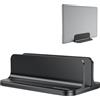 OMOTON Supporto verticale regolabile in alluminio per computer portatile per MacBook Pro/Air ecc. (fino a 17,3 pollici), nero
