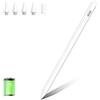 aMZCaSE Penna stilo per iPad 2018-2022, compatibile con Apple iPad 9/8/7/6th, iPad Mini 6/5th, iPad Air 4/3th, iPad Pro 11''/12,9'', Palm Rejection(k11bianco)
