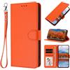 XINQCASE per Huawei P Smart 2019, Custodia a Portafoglio in Pelle PU [Tracolla Staccabile], Flip Libro Custodia Cover per Huawei P Smart 2019, Arancione
