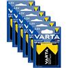Varta - Set di 6 blister di 1 batteria piatta salina Superlife, 4,5 V, 3R12