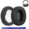 Erioscar 1 Paio Cuscinetti Auricolari di Ricambio per cuffie JBL E65 (E65BTNC)/Live 650 (650NC 650BTNC)/Live 660 (660NC 660BTNC)/Duet NC, Padiglioni con Nero Rete (Nero Rete)
